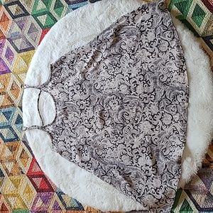 Intimately Free People Strappy Loose Paisley Emile Swing Boho Hippie Dress